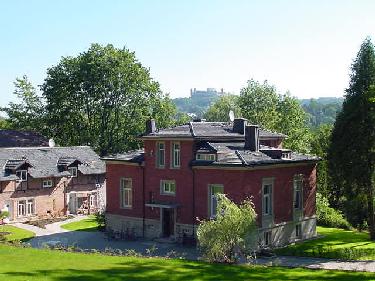 Blick auf die Studentenvilla Coburg - Nähe der FH Coburg - mit Blick auf die Veste Coburg